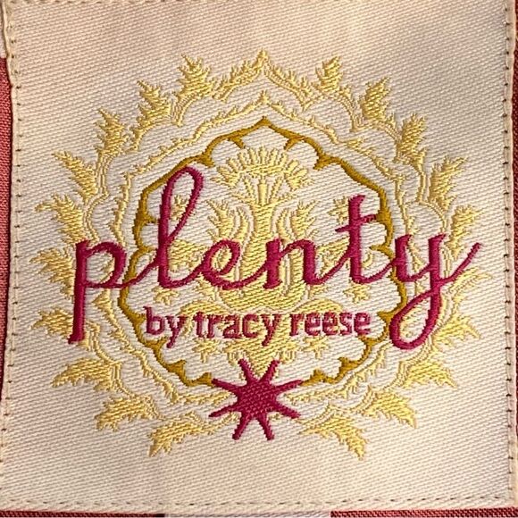 NWOT Y2K Plenty by Tracy Reese x Anthropologie Pink Silk Beaded Blazer Size 4 - Picture 9 of 15